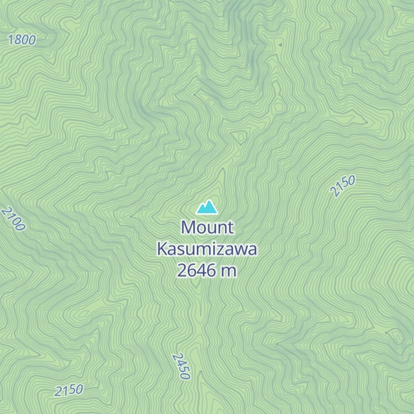 Map of Mount Kasumizawa