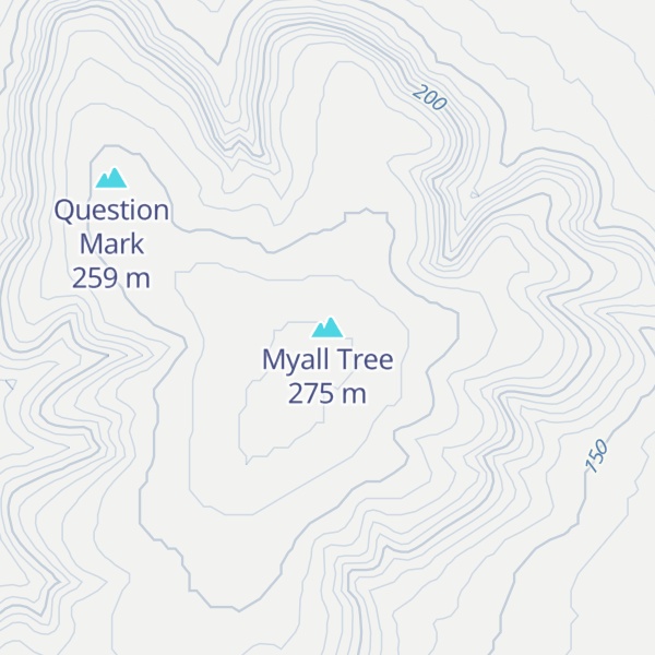 Map of Myall Tree