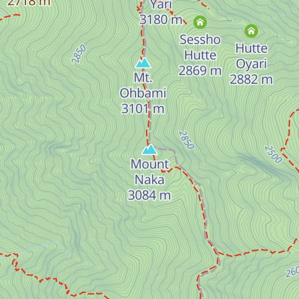 Map of Mount Naka