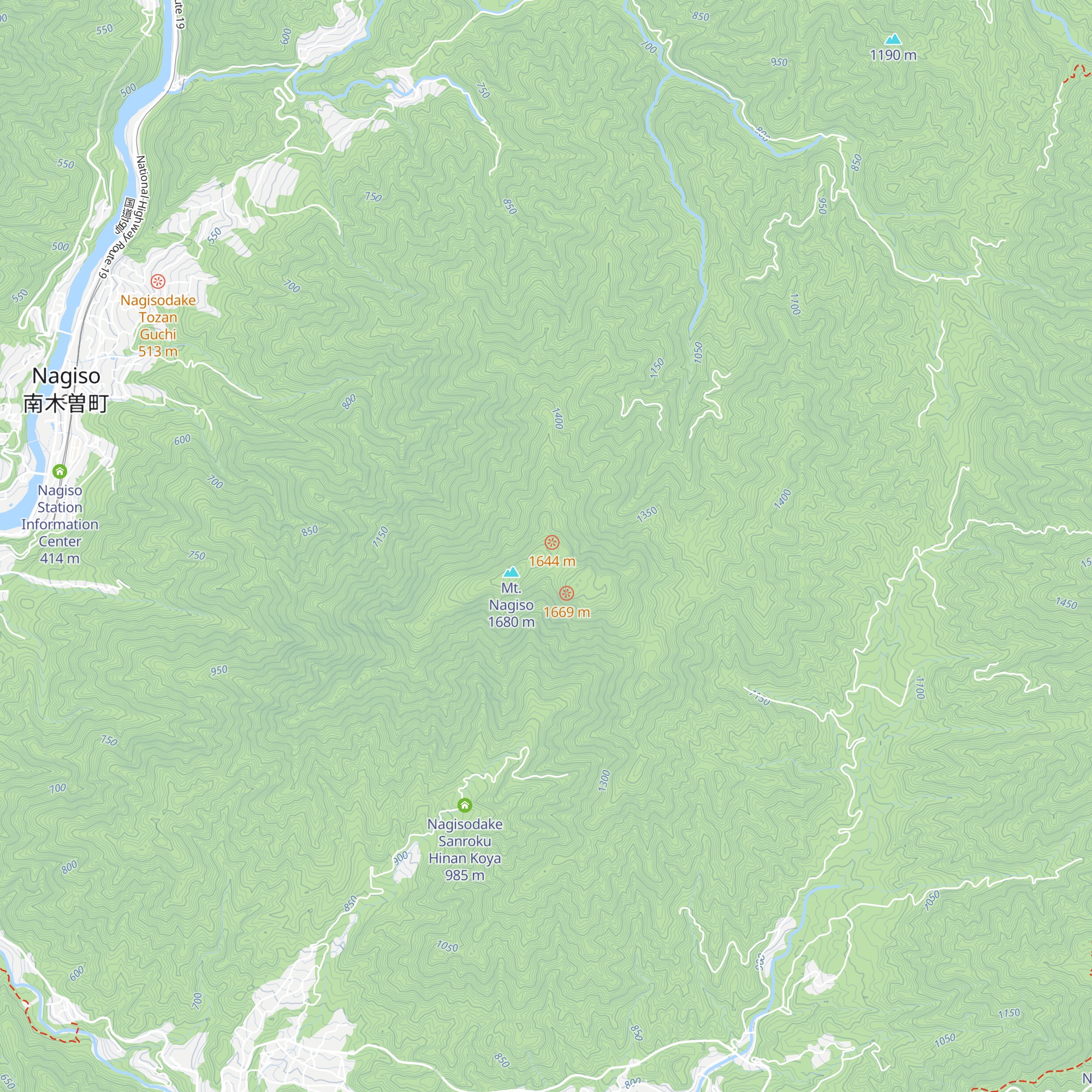 Nagisodake Hinangoya map