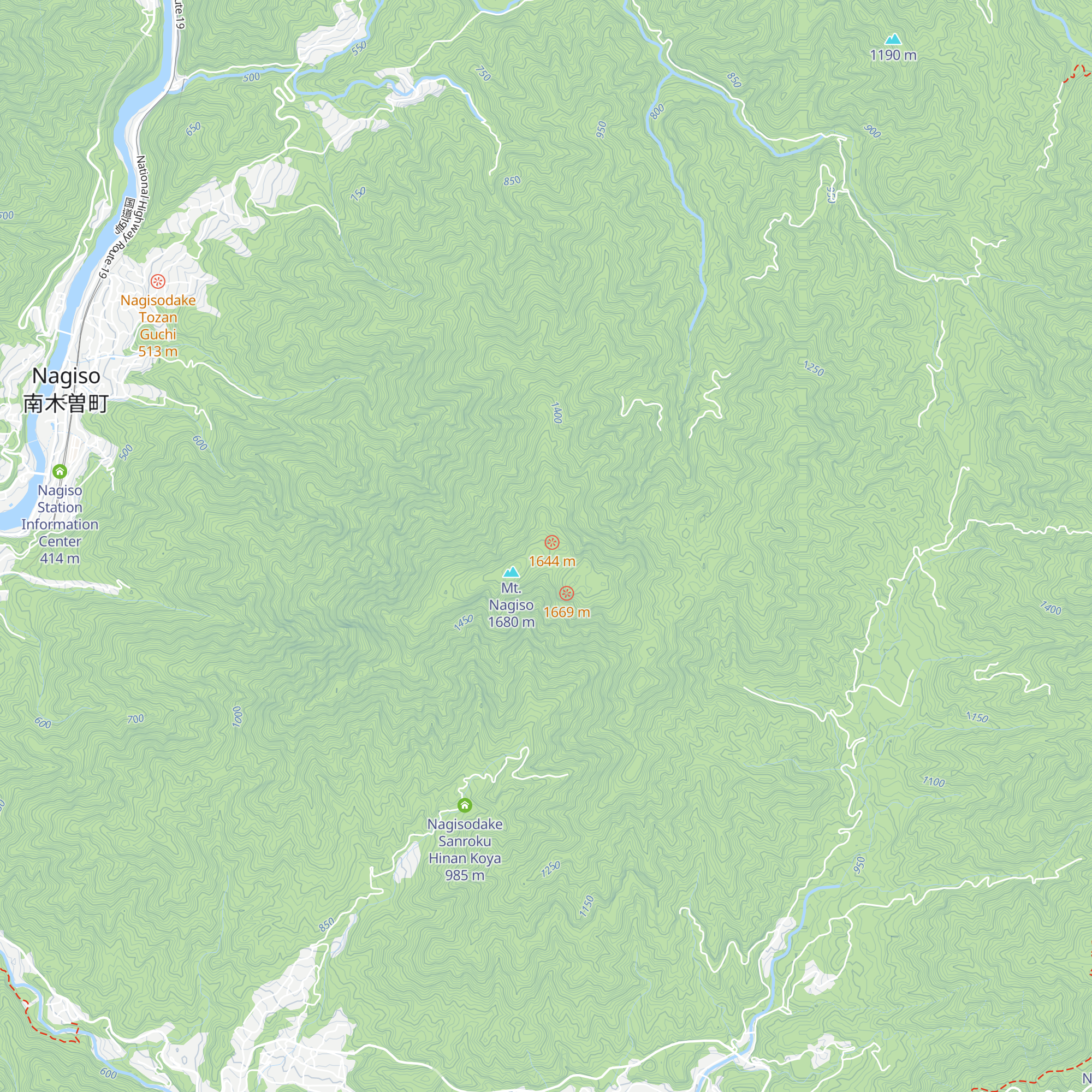 Nagisodake Hinangoya map