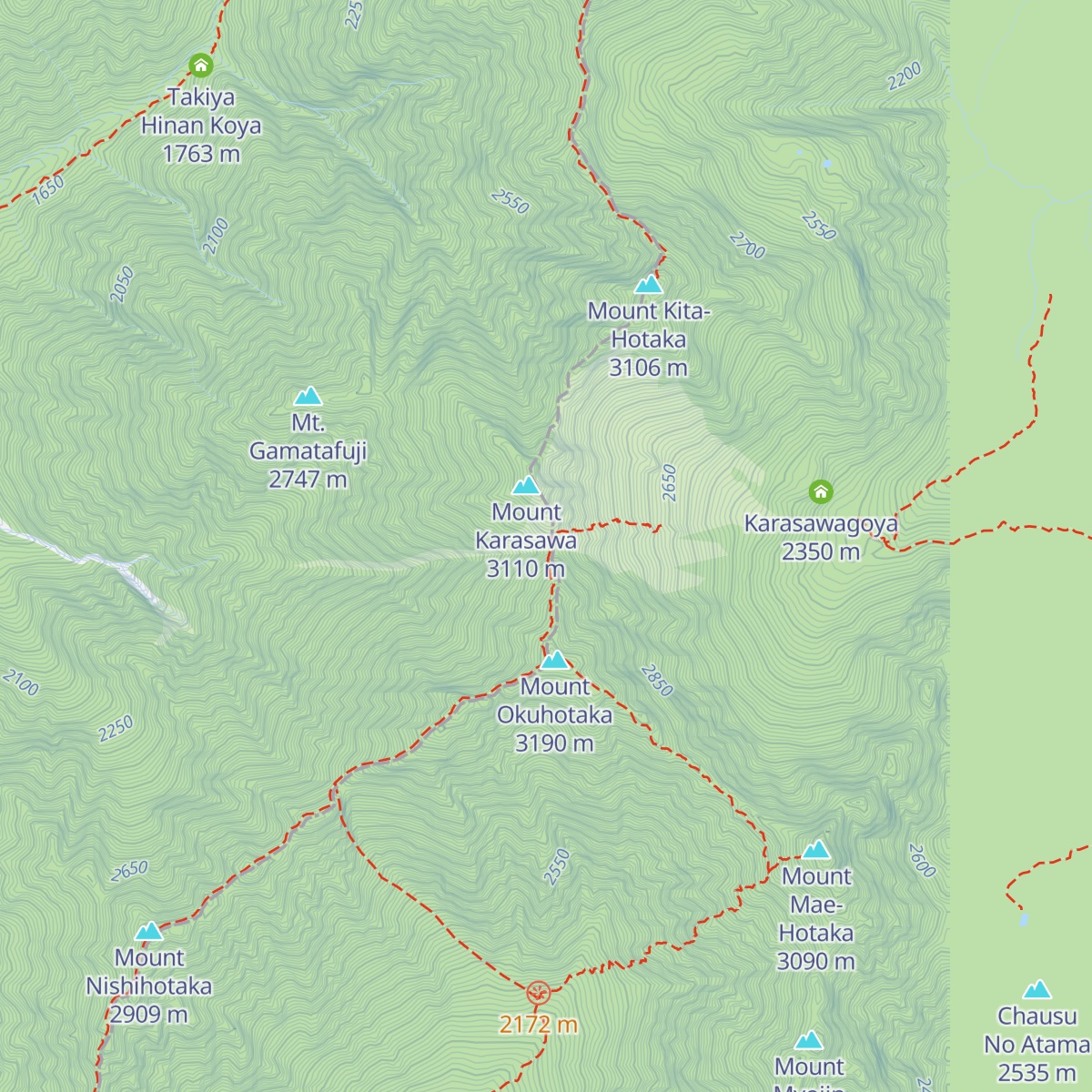Hotakadakesanso map