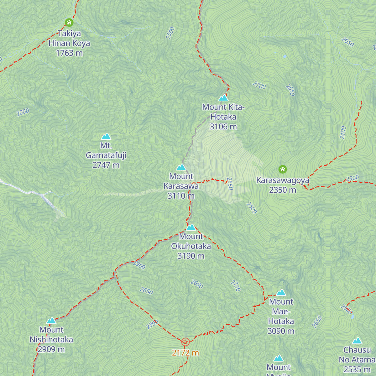 Hotakadakesanso map