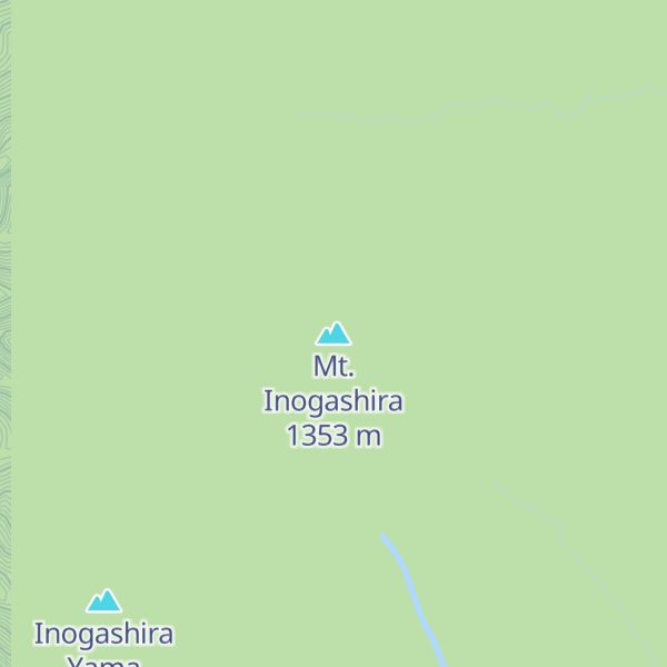 Map of Mt. Inogashira