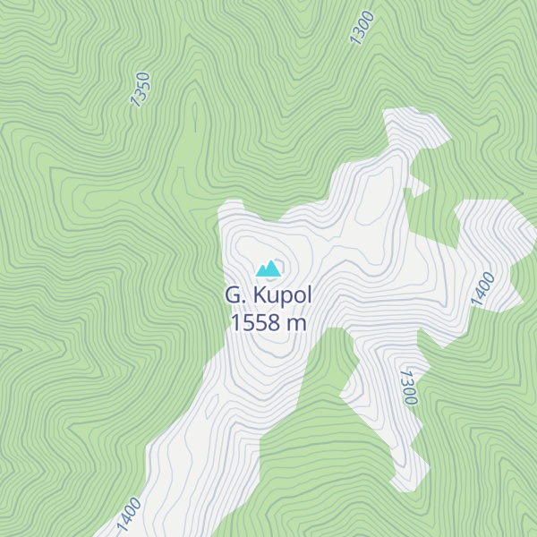 Map of G. Kupol