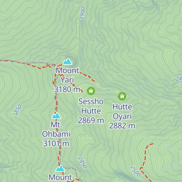 Map of Sessho Hutte