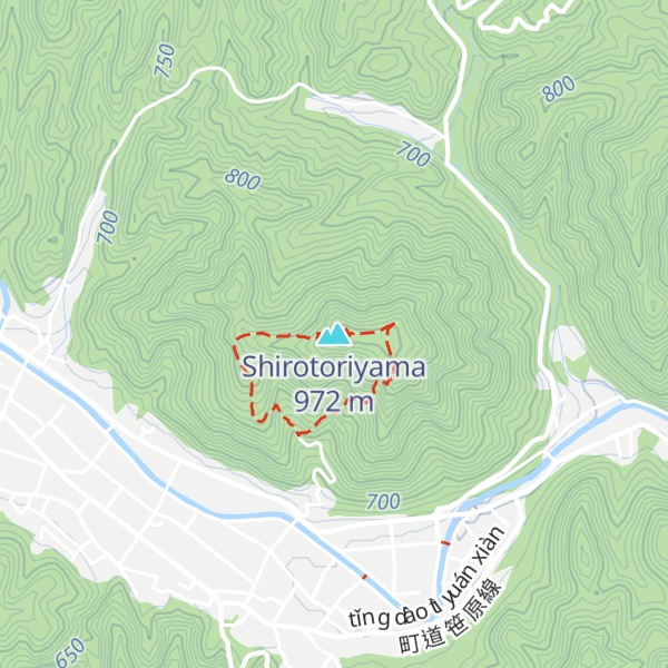 Map of Shirotoriyama