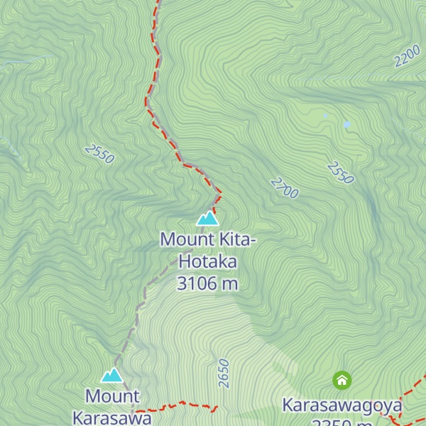 Map of Kitahodaka