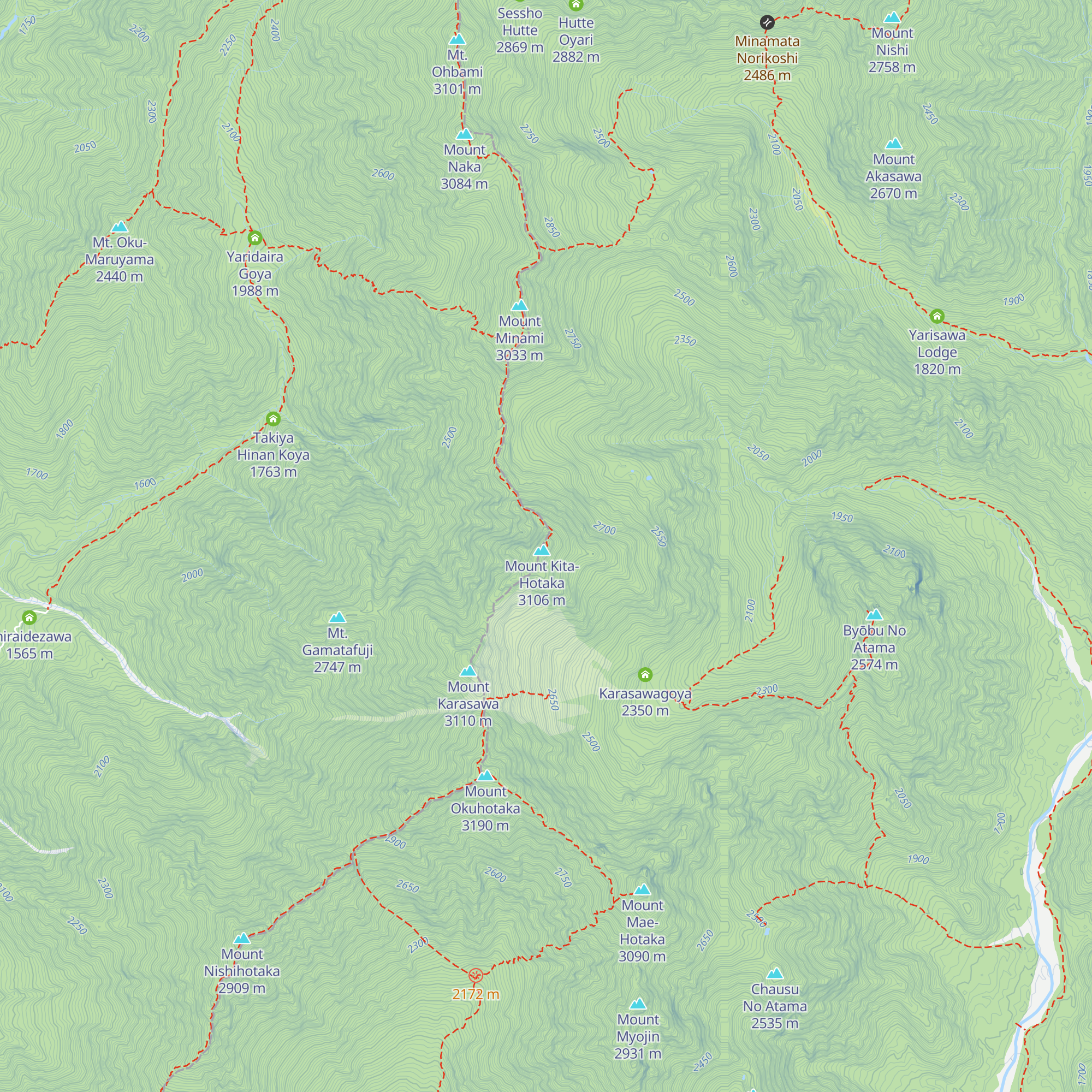 Kitahodaka map