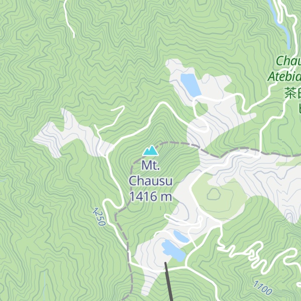 Map of Mt. Chausu