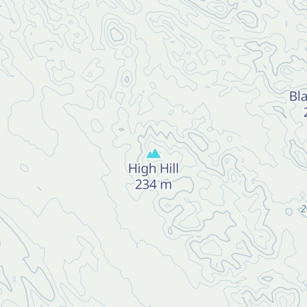 Map of High Hill