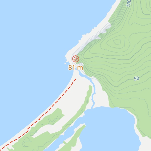 Map of Baza Otdiha "Ongachan"