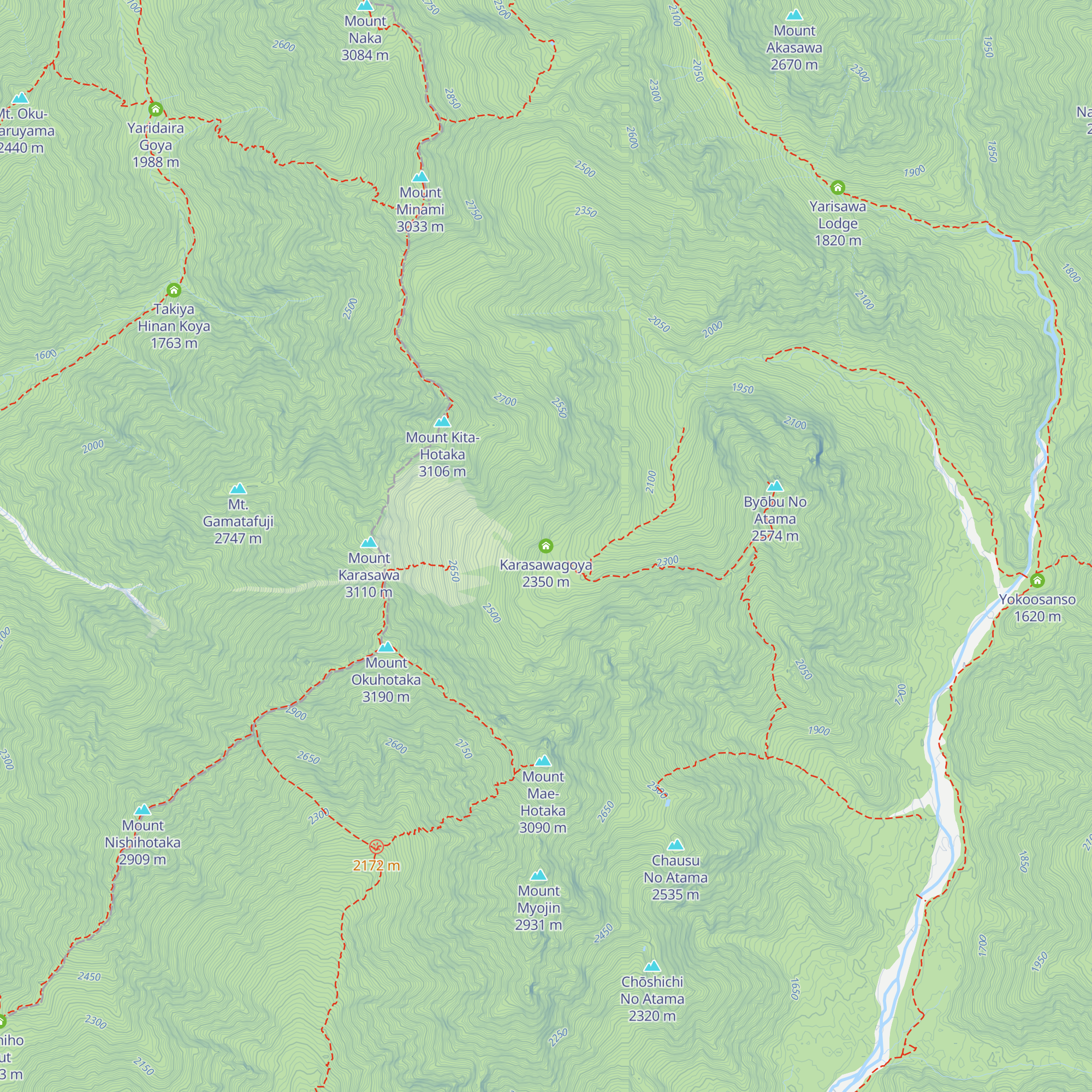 Karasawagoya map