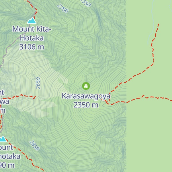 Map of Karasawagoya