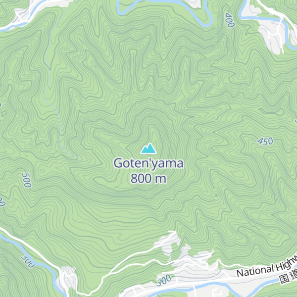 Map of Goten'yama