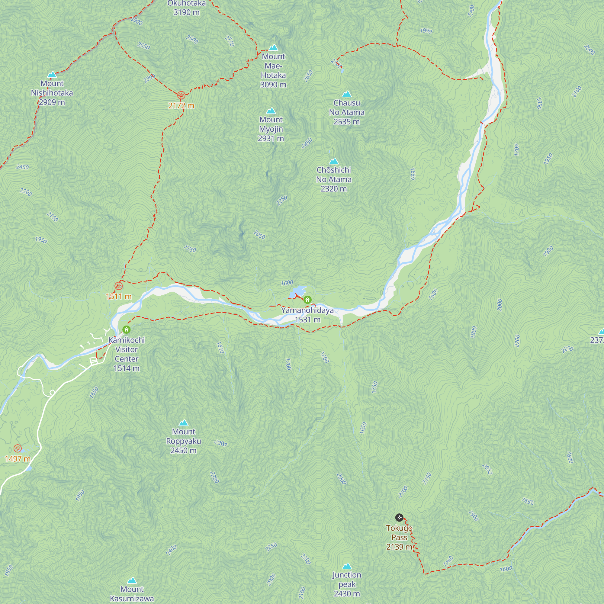 Kamonjigoya map
