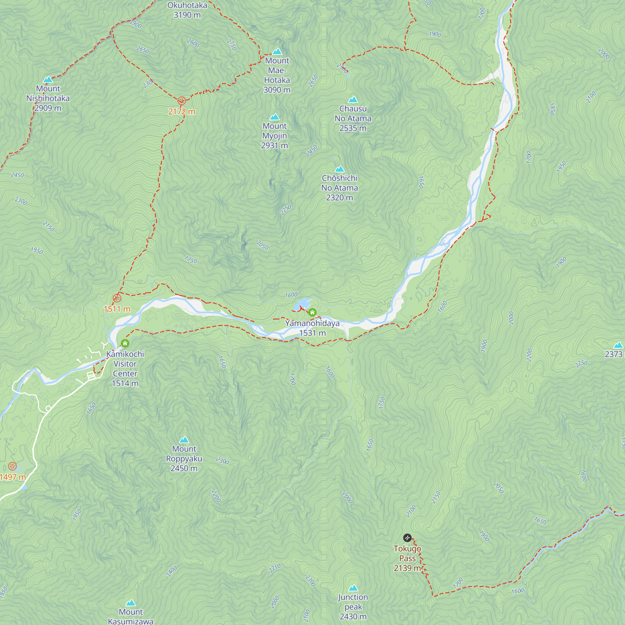 Yamanohidaya map