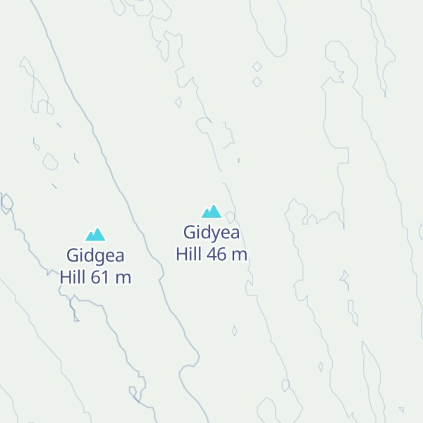 Map of Gidyea Hill