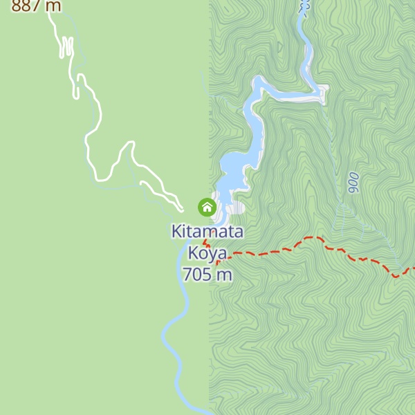 Map of Kitamata Koya