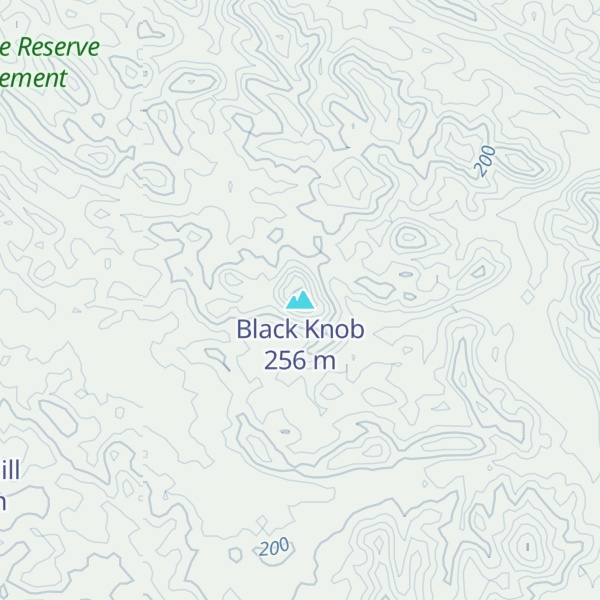 Map of Black Knob