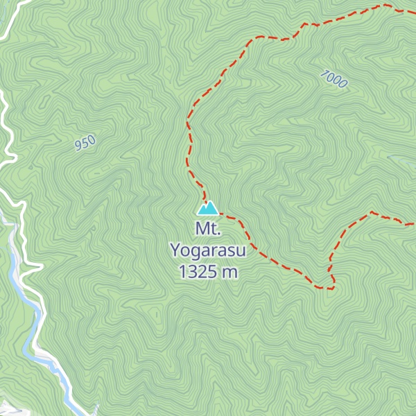 Map of Mt. Yogarasu