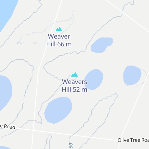 Map of Weavers Hill