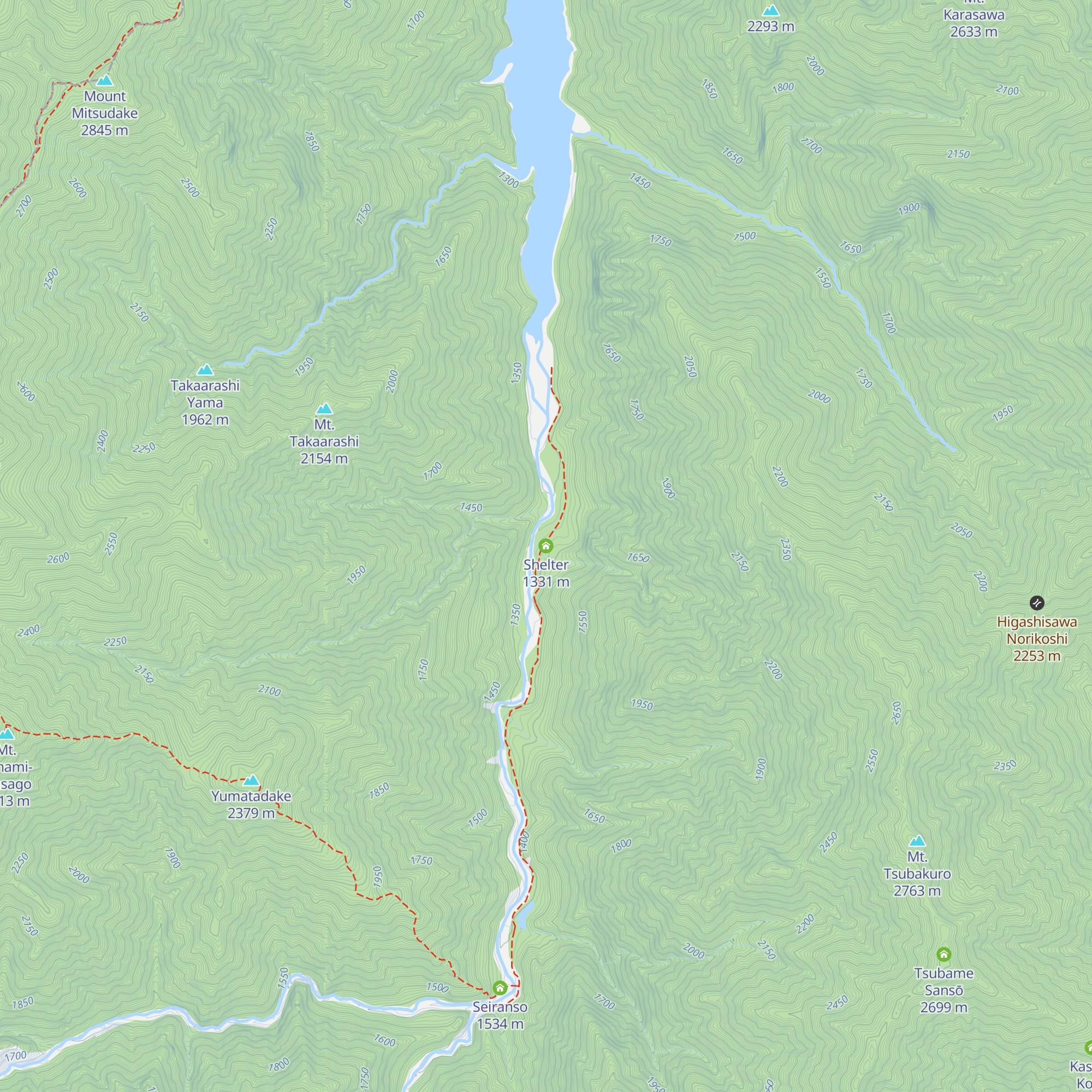 Shelter map