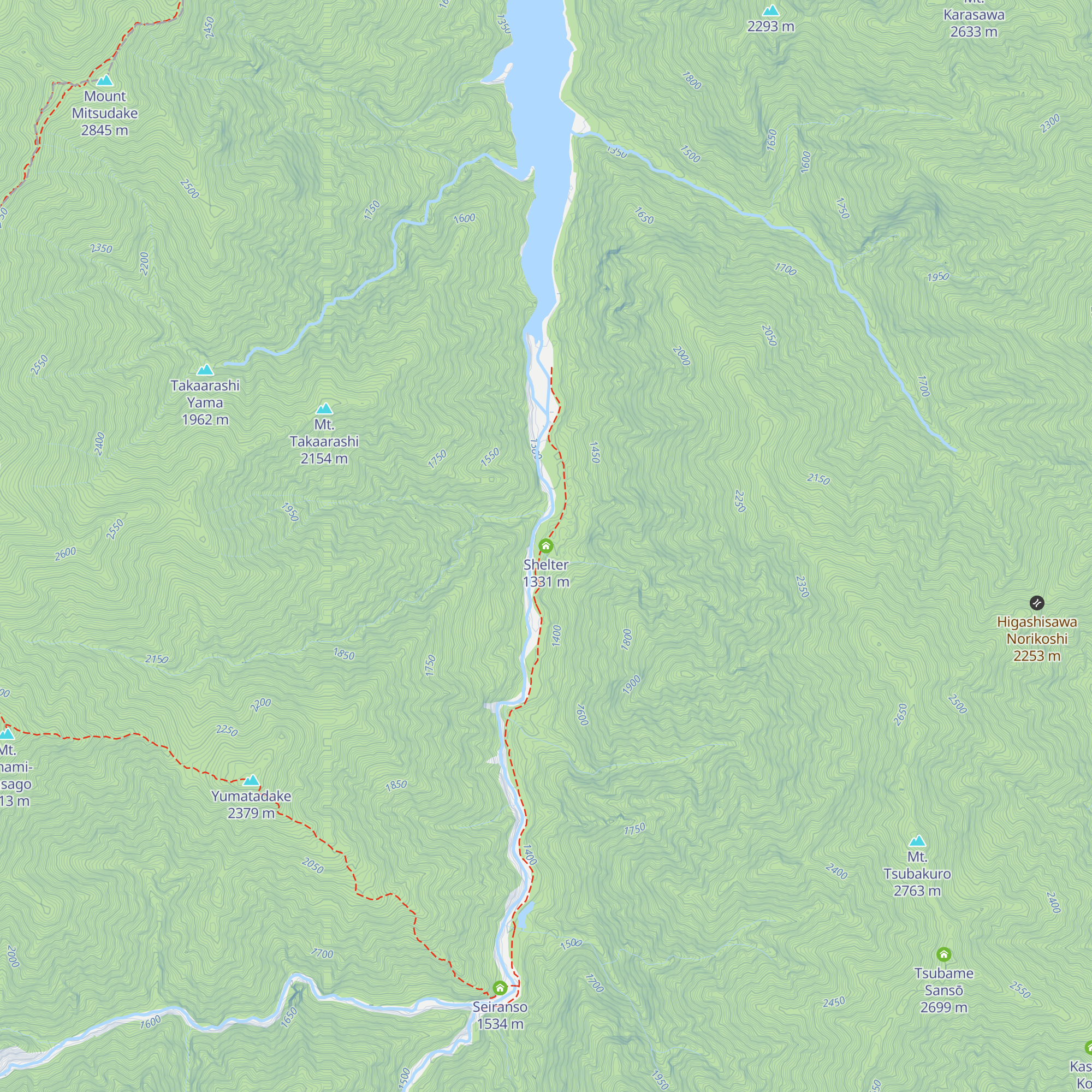 Shelter map