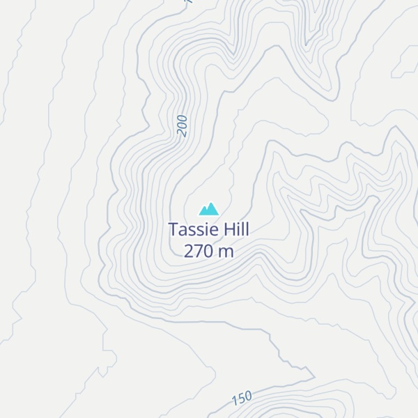 Map of Tassie Hill