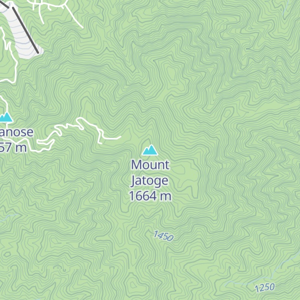 Map of Mount Jatoge