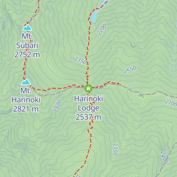 Map of Harinoki Lodge