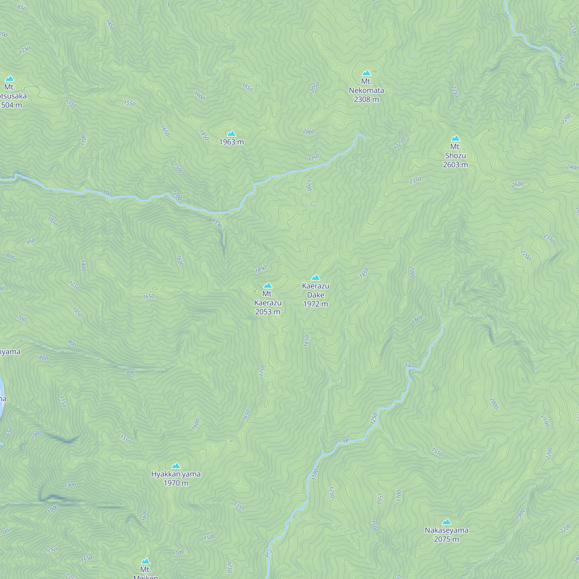 Kaerazudake Hinan Goya map
