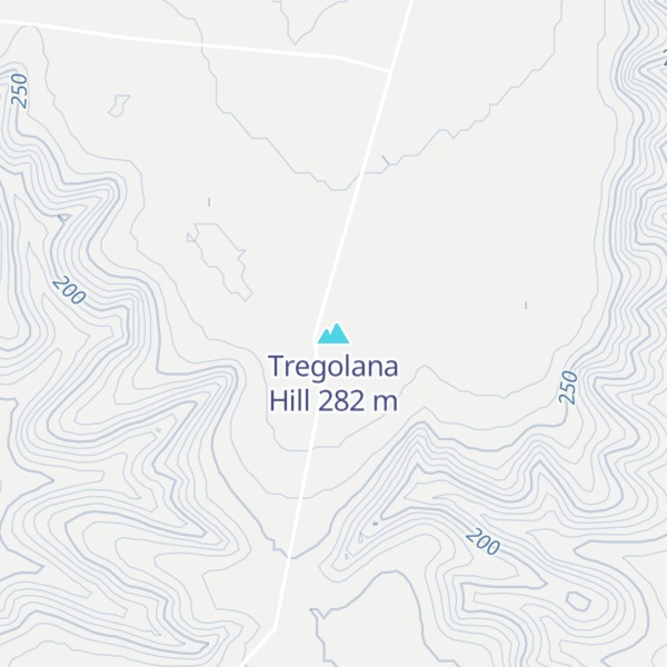 Map of Tregolana Hill