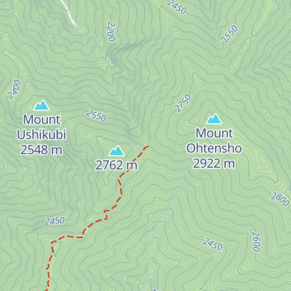 Map of Otenjo Hutte