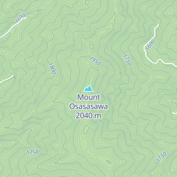 Map of Mount Osasasawa