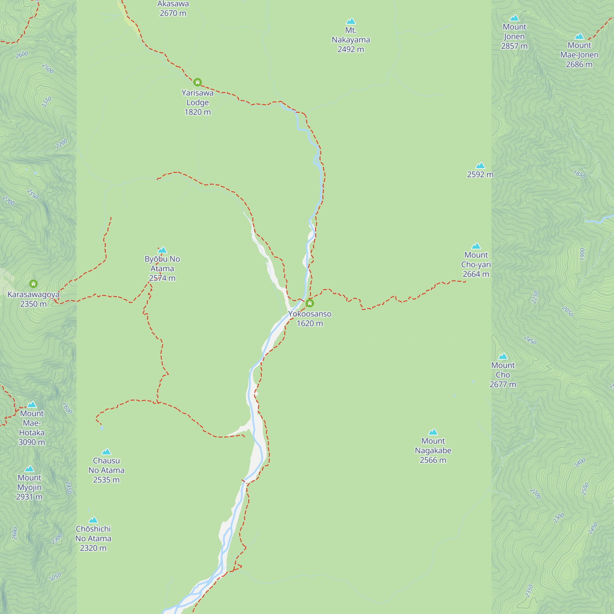 Yokoo Hinan Koya map