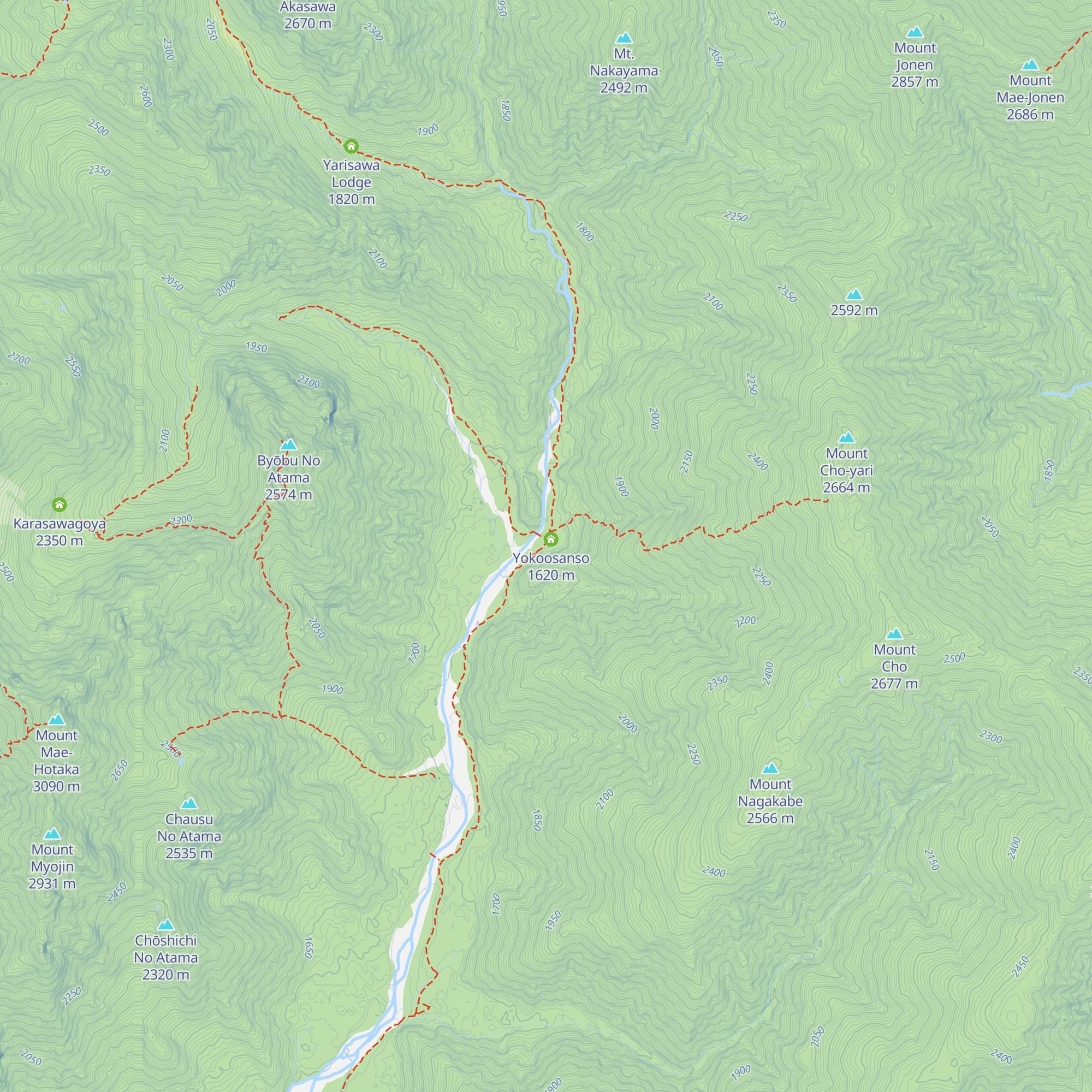 Yokoo Hinan Koya map