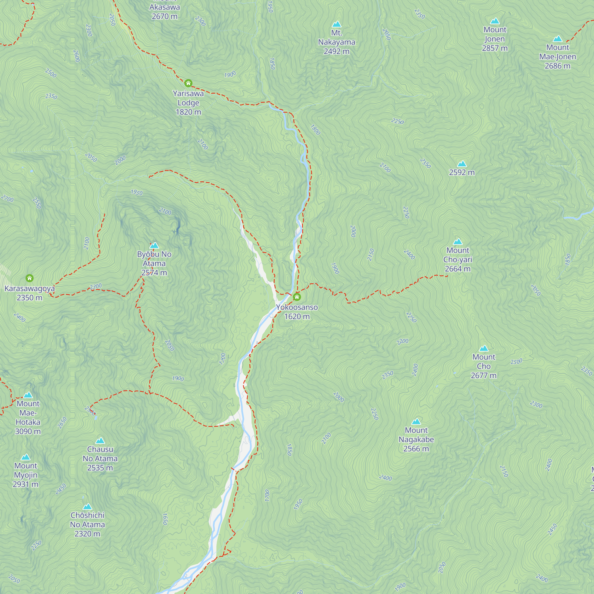 Yokoosanso map