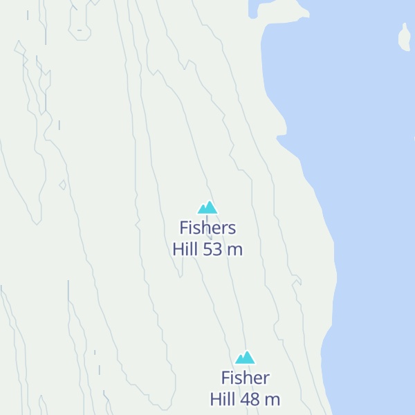 Map of Fishers Hill
