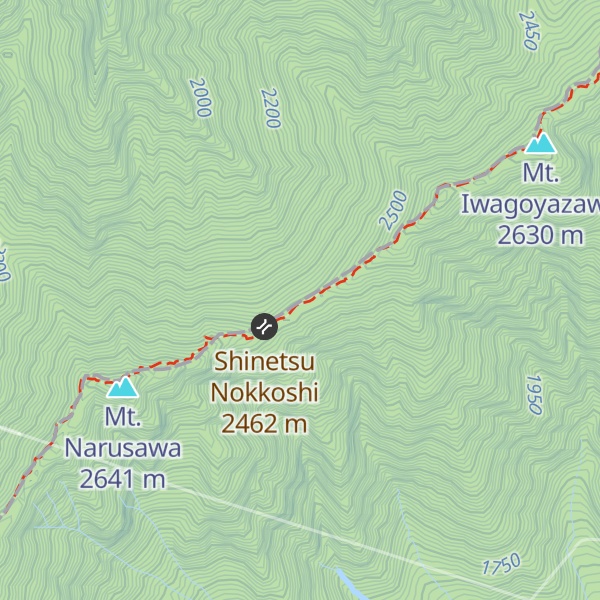 Map of Shinkoshi-Sanso