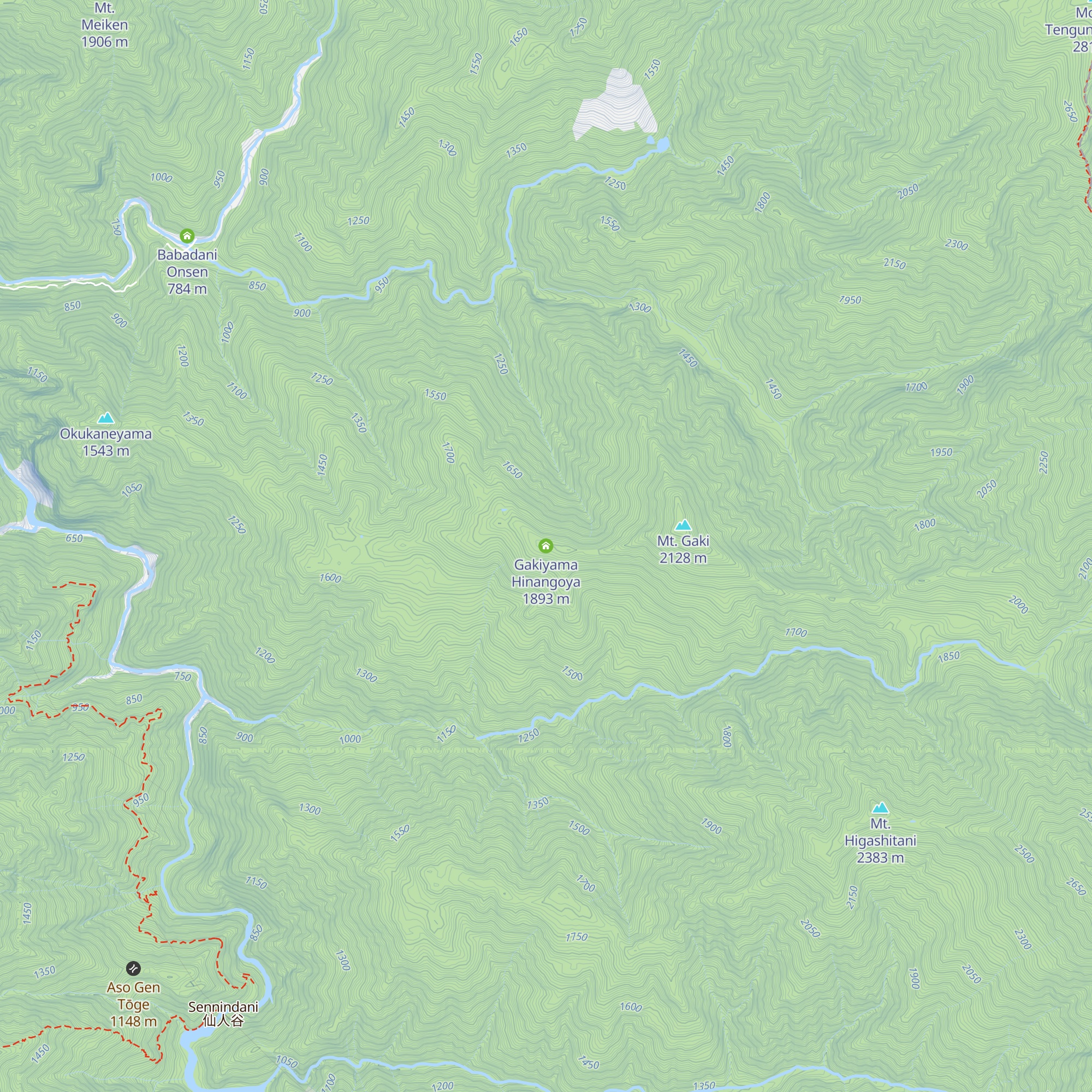 Gakiyama Hinangoya map