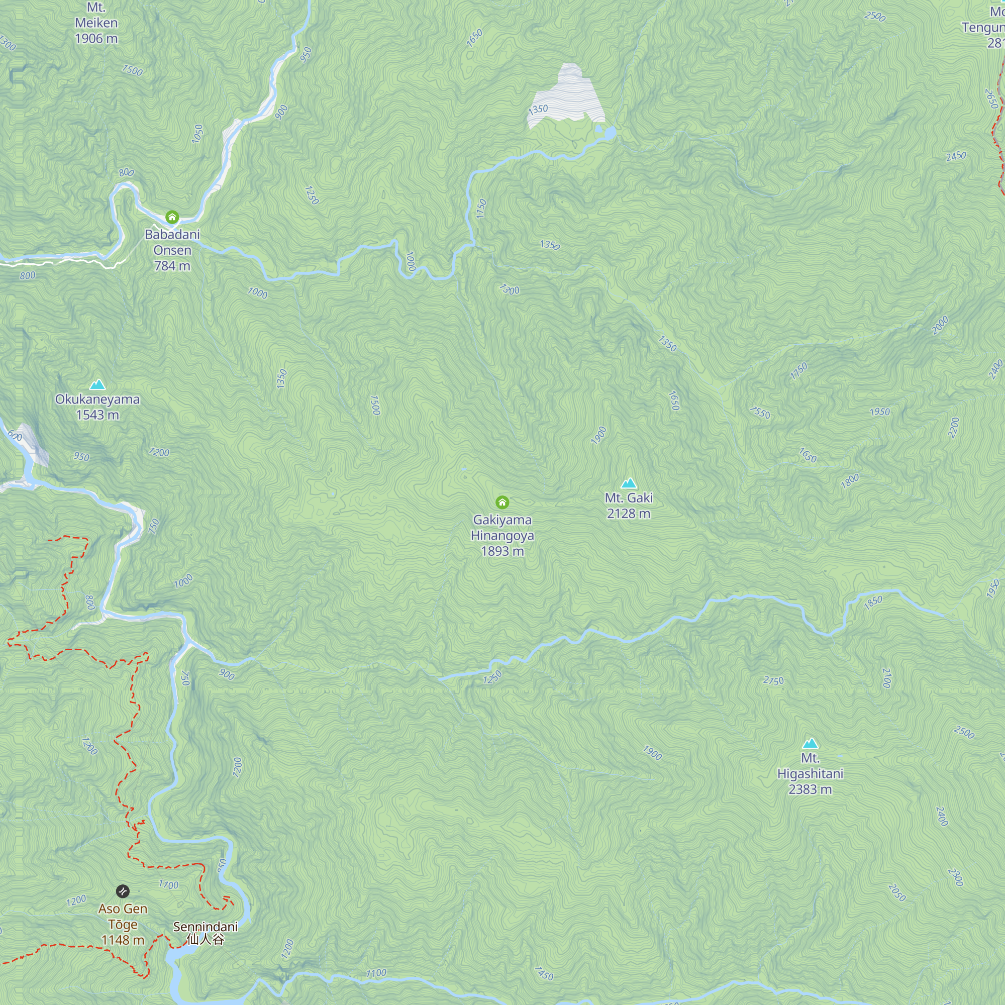 Gakiyama Hinangoya map