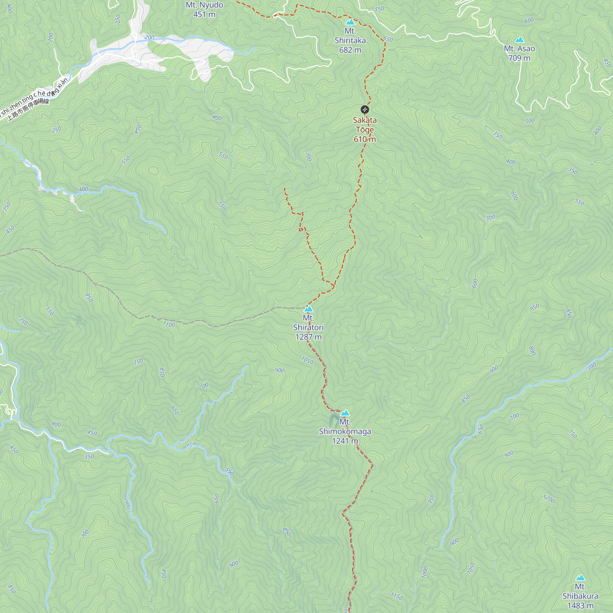 Shiratori Hut map
