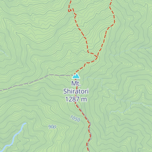 Map of Mt. Shiratori