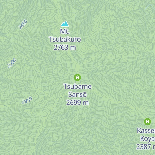 Map of Tsubame Sansō