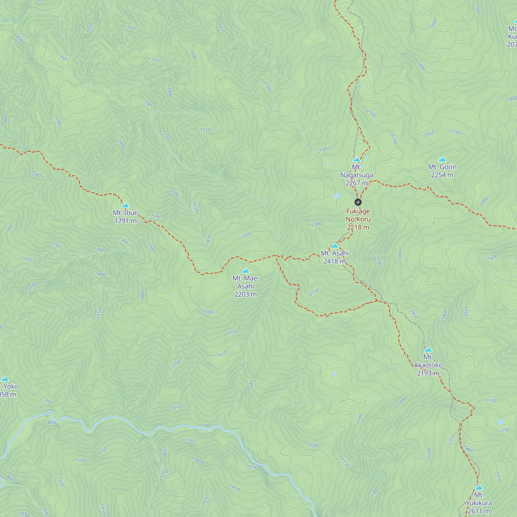 Asahi Goya map