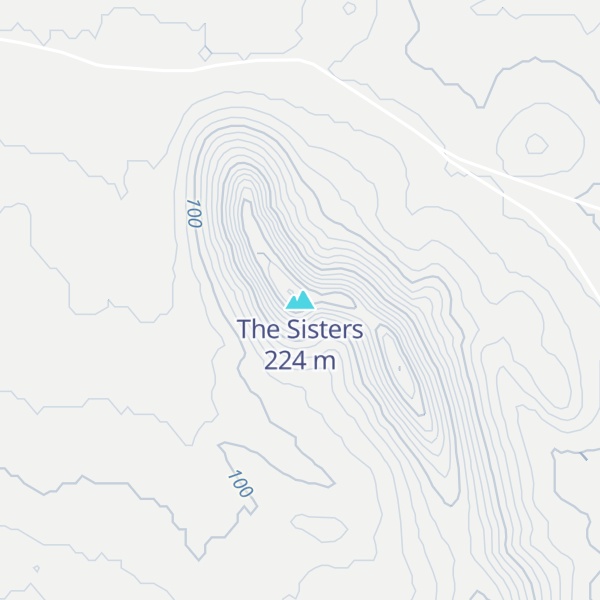 Map of The Sisters
