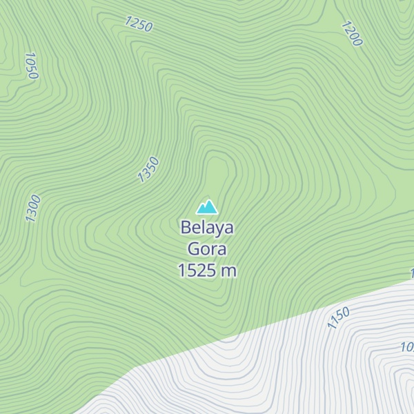 Map of Belaya Gora