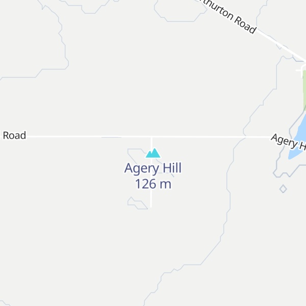 Map of Agery Hill