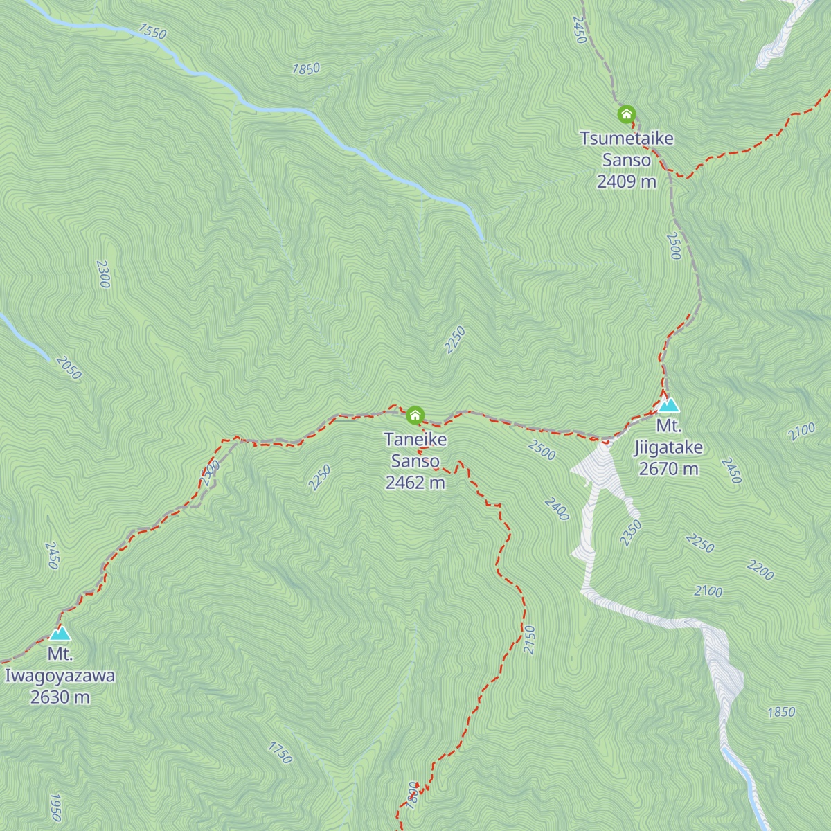 Taneike Sanso map